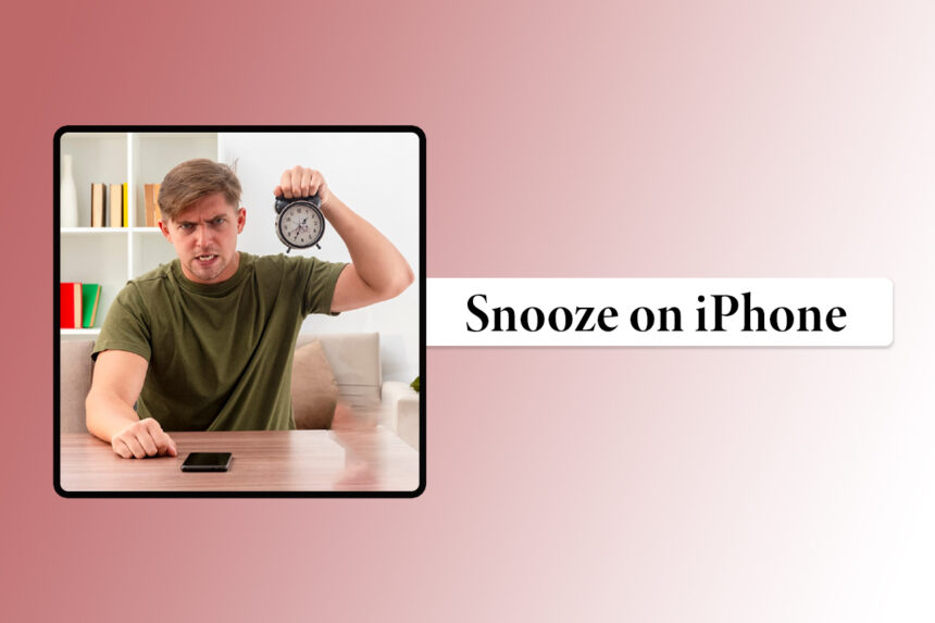 Snooze Time on iPhone