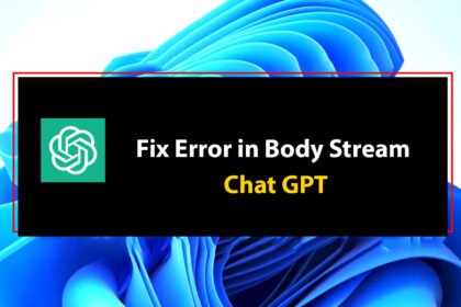 error in body stream chat GPT