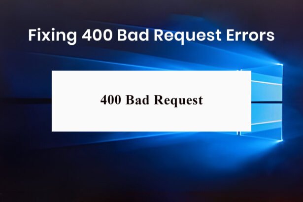 Fix 400 Bad Request Error