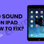 no sound on ipad