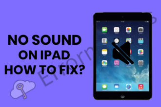 no sound on ipad