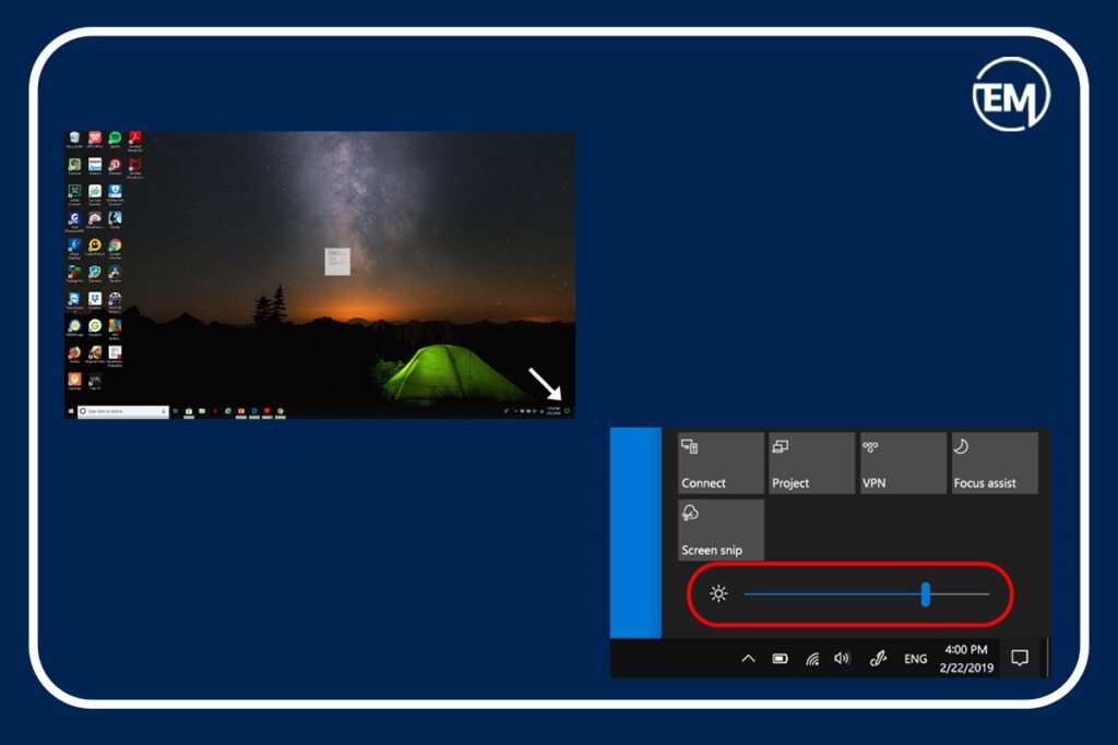 How to make PC screen brighter